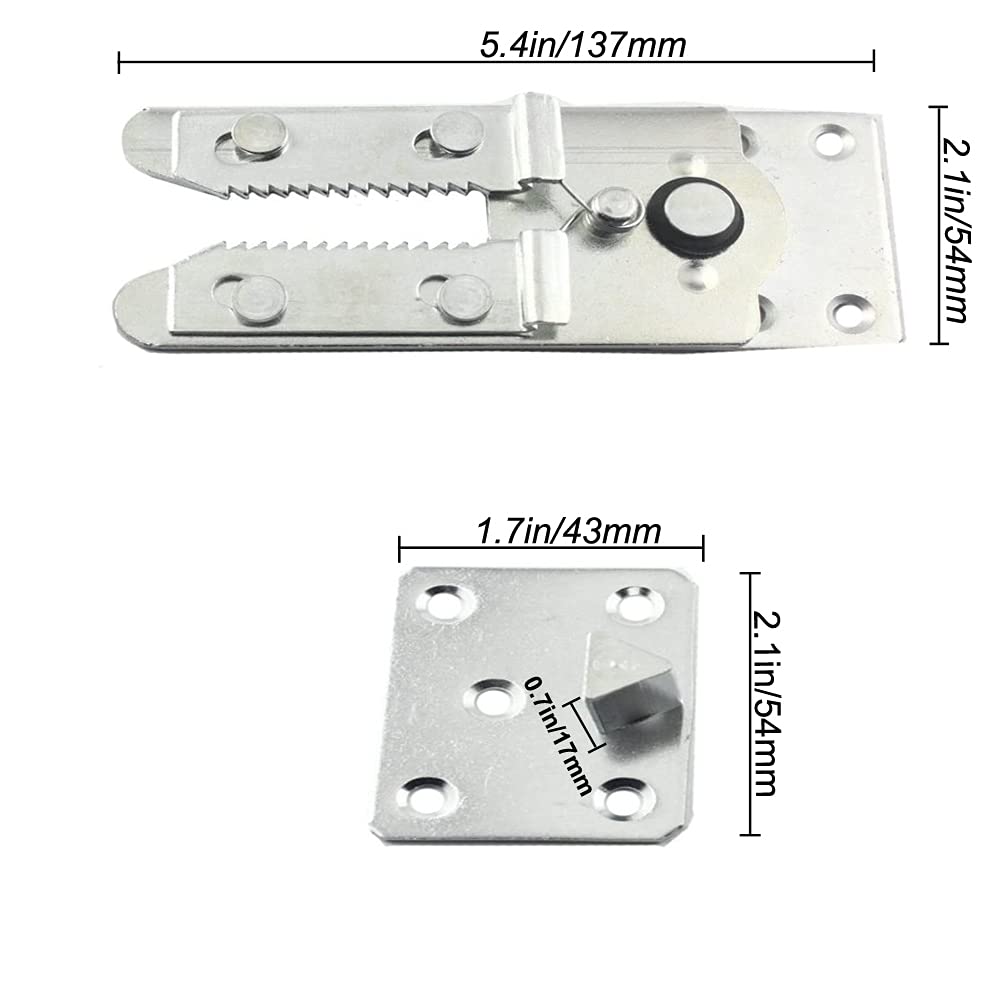 AWEN+ 2 Pack Sofa Connector Sectional Couch Connector Screws, Sectional Couch Sofa Replacement Parts Furniture