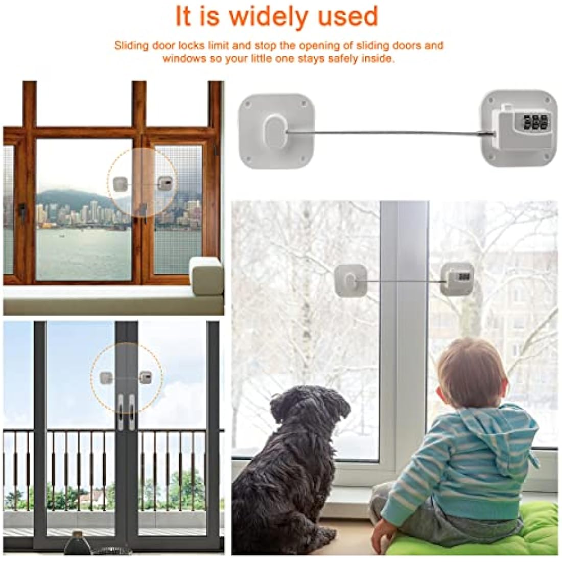 Evilsoul Password Fridge Lock Children Safety Refrigerator Lock Adults Safety Fridge Locks 2PCS Cupboard Lock with 3M Strong Adhesive for Drawer Fridge Freezer Cupboard