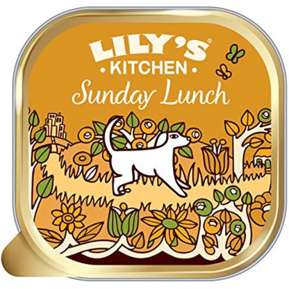 Lily's Kitchen Sunday Lunch - Complete Natural Adult Dog Food Wet (10 x 150g Trays)