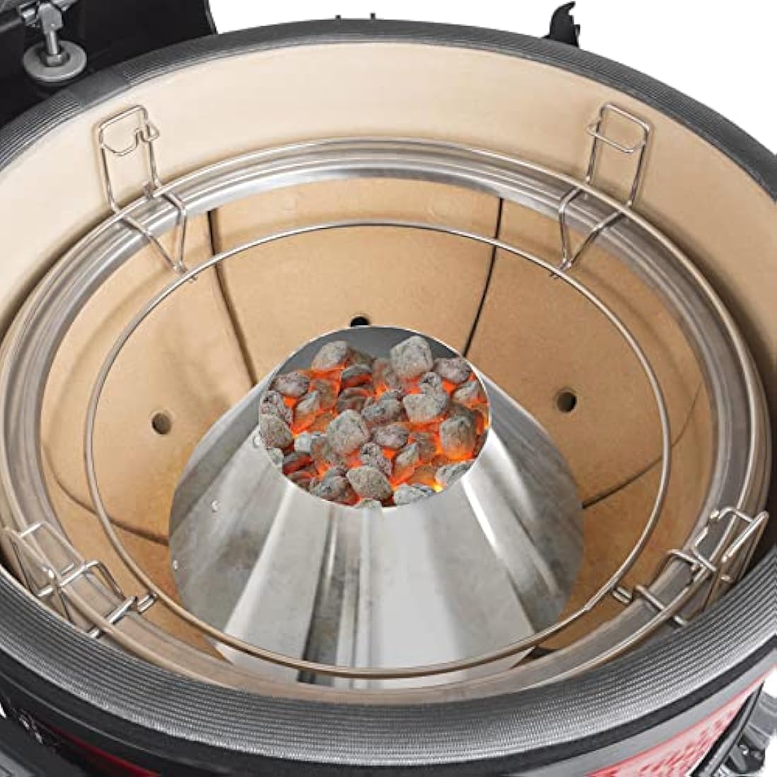 only fire bbq charcoal basket volcano for Weber Kettle and Ceramic Grills
