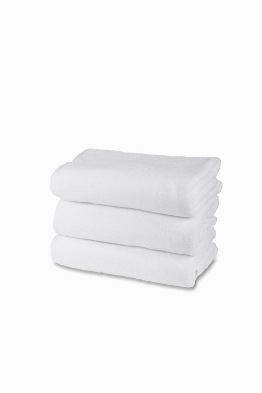 HH HERMET HOTELLERIE 100% Cotton Terry Bath Towel Set, 3 Face Towels, Pack of 3, 60 x 100 cm, 450 g/m?, Double Twisted, Ideal for B&B and Hotel,