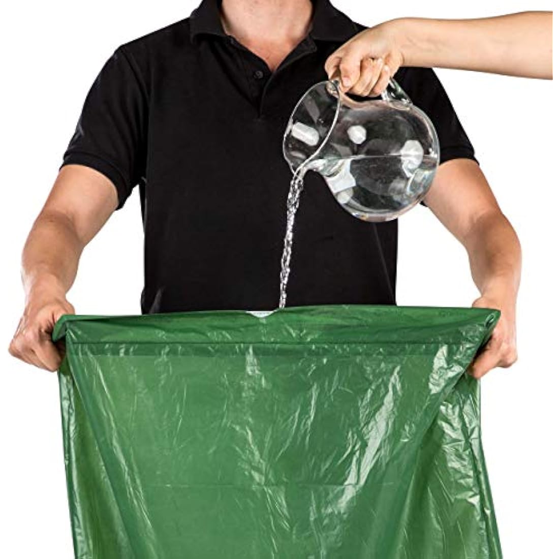 Relevo 30 Litre Bin Bags – Made from 100% Recycled Material. Green Bin Bags 30L – 55 cm x 60 cm. Includes 90 units of 30L Bin Liners with Drawstrings.