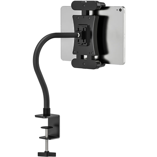 JUBORUI Tablet Holder Stand Desk, 360? Adjustable Gooseneck Tablet Holder, iPad Desk Stand Tablet Arm Mount for iPad Pro Air Mini 4.7" - 13.5" Tablet