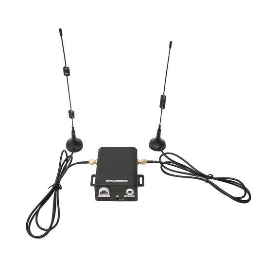 Industrial Unlocked 4G LTE Router, 150Mbps Nano SIM Card Slot Support 16 Users Industrial 4G WiFi Router with 2 Antennas, WiFi Hotspot for