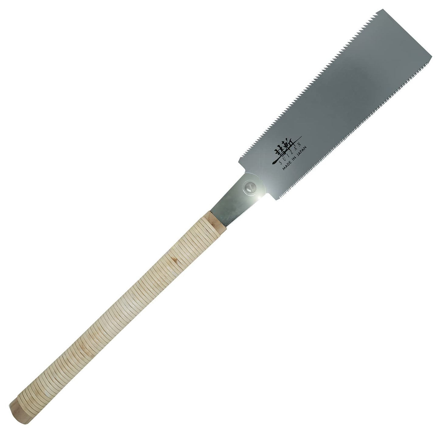SUIZAN Ryoba Double Edge Saw 240mm - Professional Japanese Pullsaw Handsaw Woodworking Tools