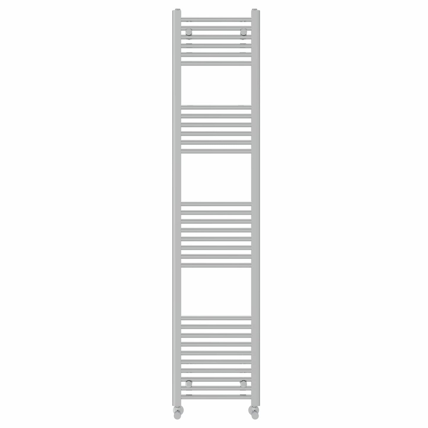 NRG Straight Chrome Bathroom Heated Towel Rail Radiator 1800x400mm
