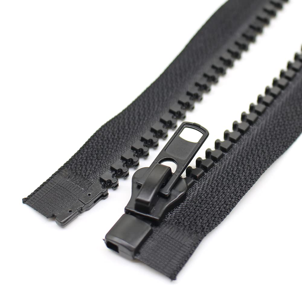 ByaHoGa Pack of 2 28 cm #10 Large Zip Plastic Separable RZ
