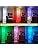 RGB Soft Floor Lamp, Bedroom Fabric Lamp Warm Lighting Romantic Atmosphere Colorful Minimalist Modern Design for Living Room, Tall Arc Standing Sleeping Night Light with Smart Switch(26 * 26 * 132cm)