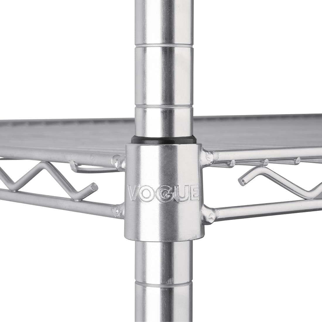 Vogue Flat Pack 4 Shelf Unit St/St - 610x1220mm