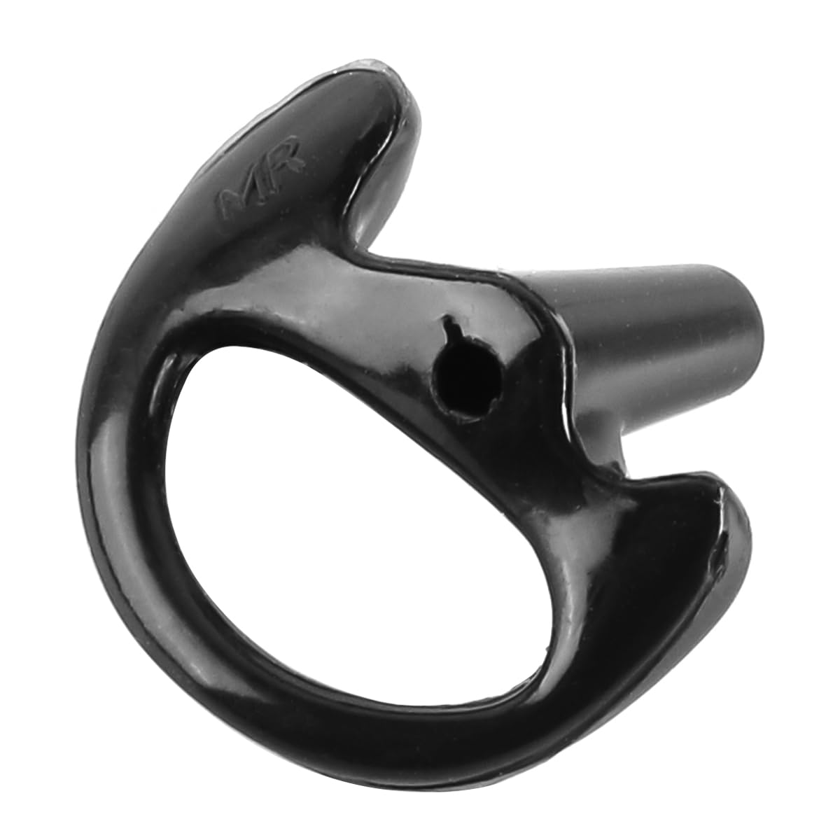Namvo 3 Pairs Soft Earmould Earpiece Earbud Air Acoustic Headset Earplug for Walkie Talkie Coil Tube Audio Kits in Black Medium Size