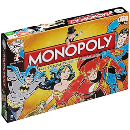 DC Comics Retro Monopoly Board Game