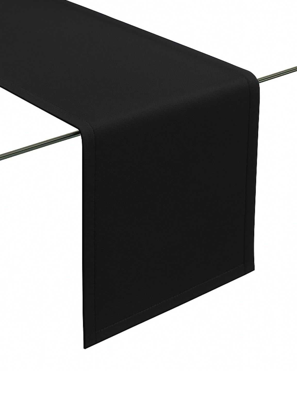 Table Runner Made of Minimate Fabric Modern, Smooth, Wide Hem, Non-Iron, Durable, Washable up to 60°C, Can be Tumble Dried, Kitchen and Living Room