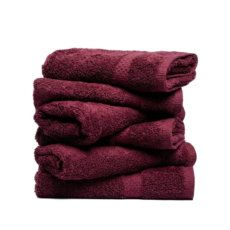 Ultra Soft & Thick Hand Towels - 6-Pack, 100% Combed Cotton, High Absorbency, Large 40 x 70 cm Hand Towels, Quick-Dry, Premium Hotel & Spa Quality