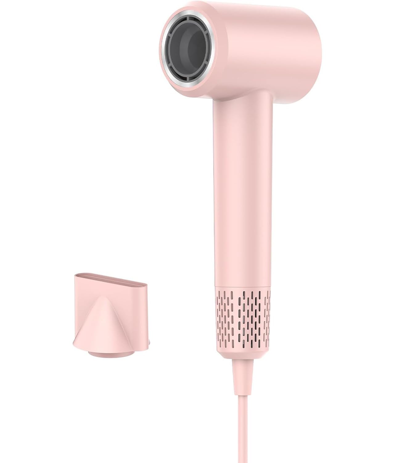 LKV Hair Dryer, 110,000 RPM Brushless Motor 200 Million Ionic Hairdryer, 85dB Low Noise Fast Drying Negative Ionic Hair Dryer with 2 Speed 3 Heat