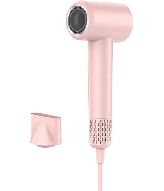LKV Hair Dryer, 110,000 RPM Brushless Motor 200 Million Ionic Hairdryer, 85dB Low Noise Fast Drying Negative Ionic Hair Dryer with 2 Speed 3 Heat