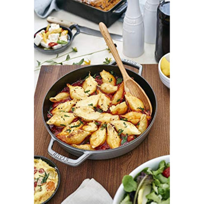 STAUB 40511-726-0 Cast Iron Frying Pan with Two Handles, Graphite Grey, 26 cm