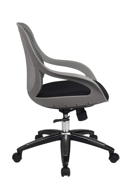 Alphason,AOC1010-M-GRY,Croft Grey back designer mesh chair - grey frame,grey frame