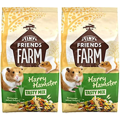 MULTIPLE Supreme Tiny Friends Farm Harry Hamster Tasty Mix | Pack of 2 x 700g