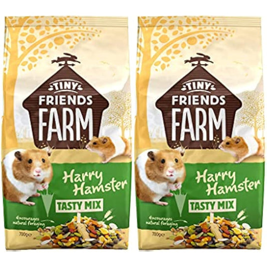MULTIPLE Supreme Tiny Friends Farm Harry Hamster Tasty Mix | Pack of 2 x 700g