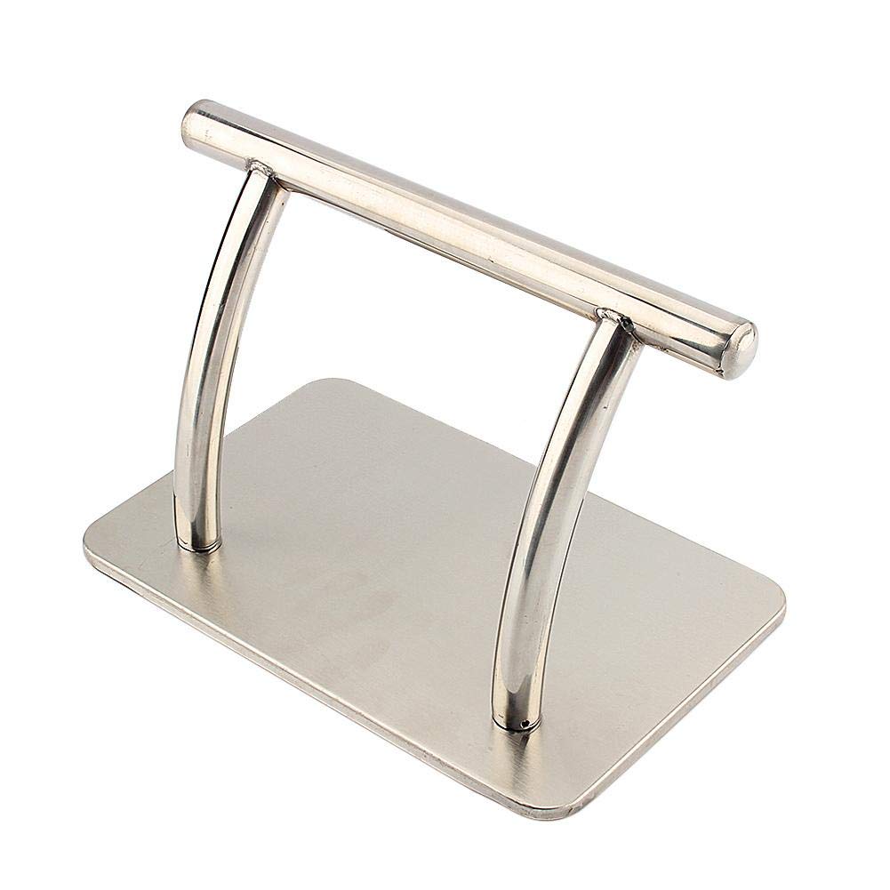 Estink Salon Foot Rest, Stainless Steel Footrest Hair Chair Salon Barbers Equipment for Tattoo Hairdressing (Pack of 1)