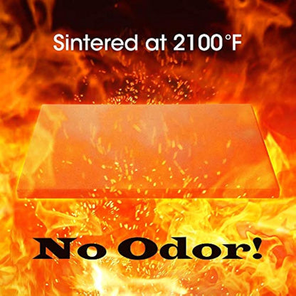 Unicook Pizza Stone, Cordierite Baking Stone for Oven and BBQ, Grilling Pizza Plate, Ideal for Making Bread, Cookies and More, Thermal Shock Resistant, Durable and Safe, Rectangular, 38 x 30 cm