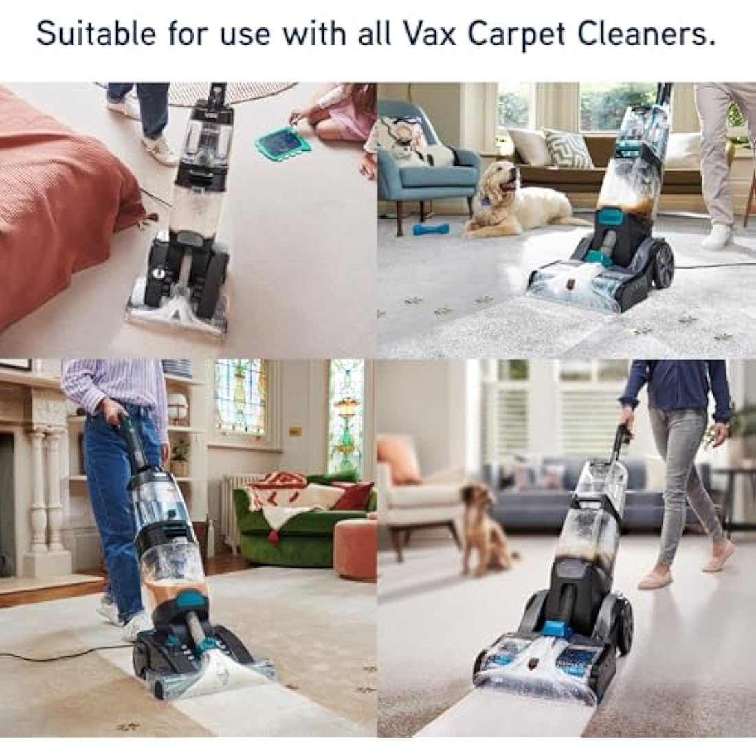 Vax Platinum Professional 1.5L Carpet Cleaner Solution, Stain Remover Shampoo, Rose Burst Scent, Neutralises Pet Odours, 1-9-139136, Charcoal