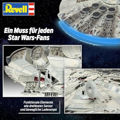 Revell 06718 Star Wars Millennium Falcon (Han Solo) 1:72 Scale Unbuilt/Unpainted Plastic Model Kit