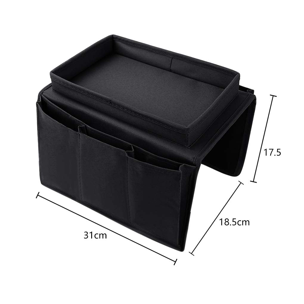 FakeFace Sofa Armchair Couch Caddy Arm Rest Organiser TV Remote Control Cup Holder Sofa Tray Caddy Couch Chairs Storage Arm Tidy Armrest Organizer