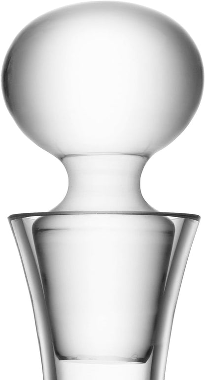 LSA International Bar Ships Decanter 1 Litre Clear| 1 Unit | Mouthblown and Handmade Glass | BR32