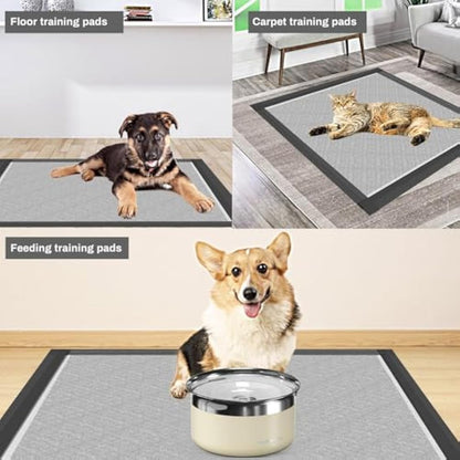 Gardner Pet Extra Large Carbon Puppy Pads 70x85cm, Super Absorbent Thicker Puppy Training Pads, Odor Control, 6 Layers of Leak-proof, Fast Drying, Suitable for Dogs, Cats, Rabbits (100 Counts)