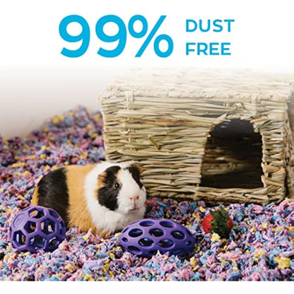 Carefresh 99% Dust-Free Confetti Natural Paper Small Pet Bedding with Odor Control, 50 L