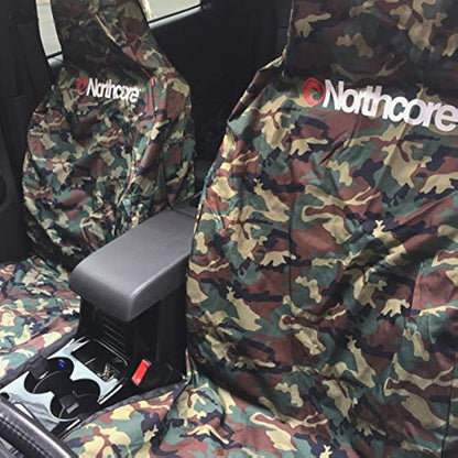 Northcore Surfing and Watersports Accessories - Water Resistant Car Seat Cover CAMO - Tough material that's going to last