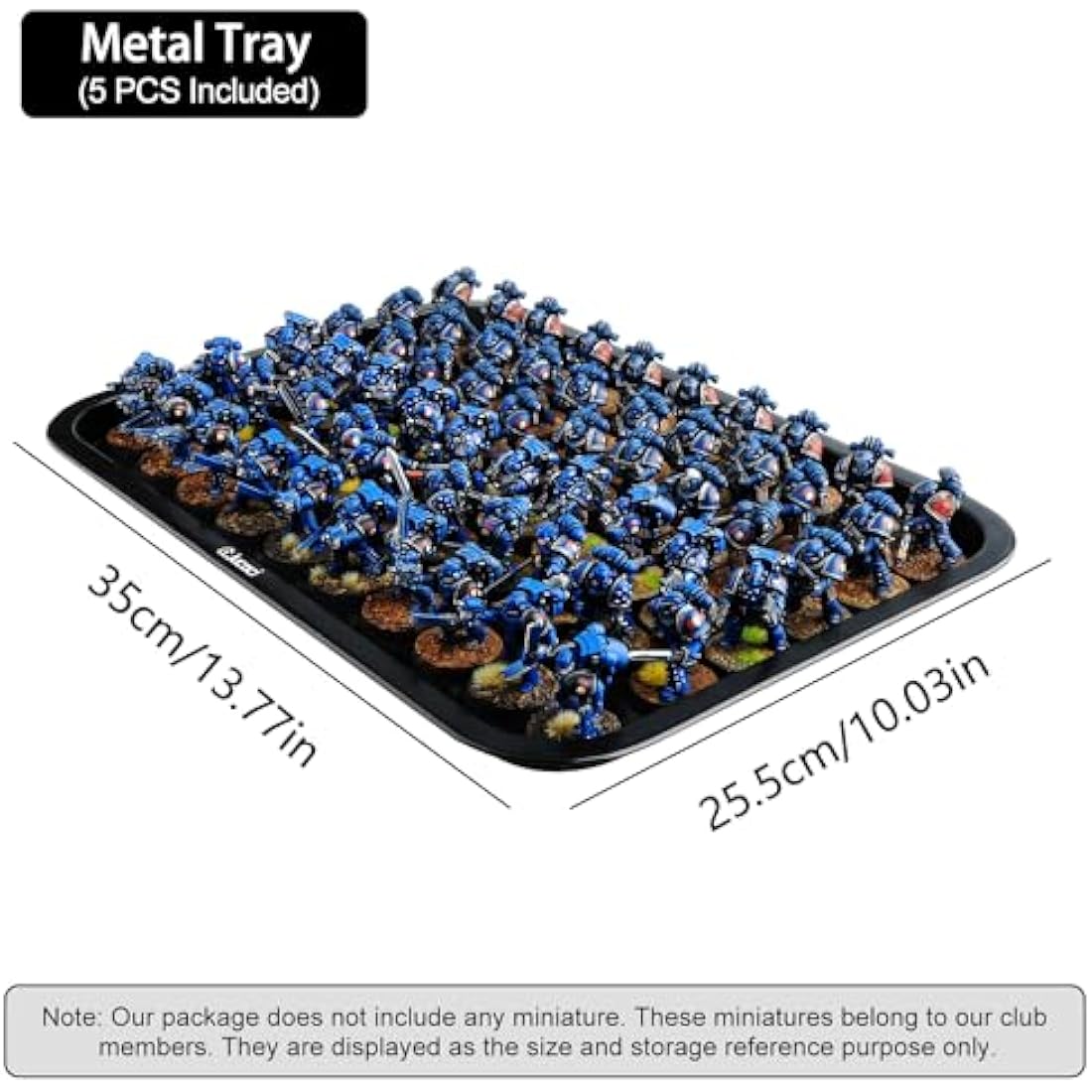 Jucoci Miniatures Storage Case Miniatures Transport Case (Large Size with Light)