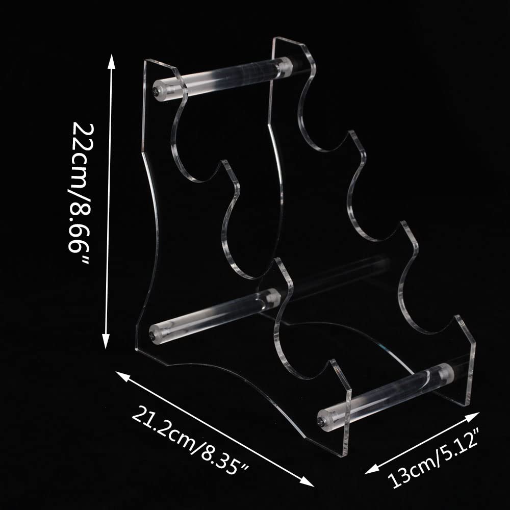 WANLIAN Lightsaber Acrylic Desktop Display Stand Fixer Decorative Collection Transparent