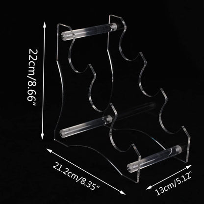 WANLIAN Lightsaber Acrylic Desktop Display Stand Fixer Decorative Collection Transparent