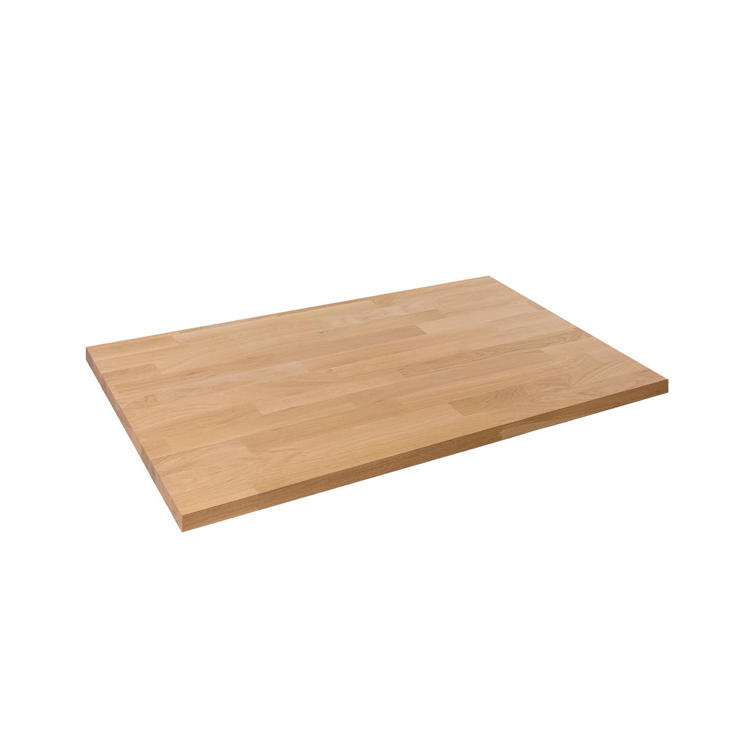 domli Solid Wood Oak Office Desk Top | 1200mm x 600mm x 40mm | Premium European Wooden Rectangular Tabletop