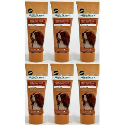 6 x 75g Arden Grange Liver Paste Dog Treat