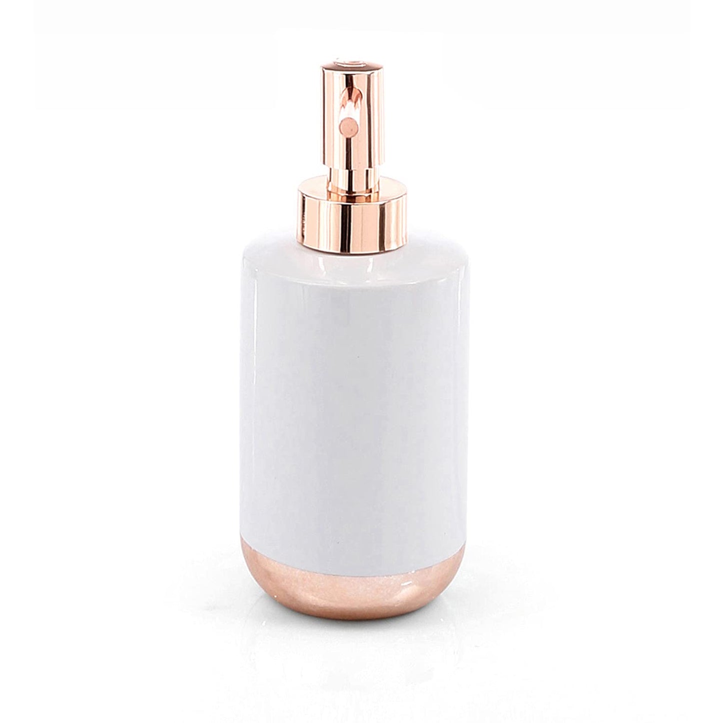 Gedy G-Rita, Dimensions and Weight: 17 x 7 x 7 cm & 0.23 kg, Ceramic Bathroom Soap Dispenser, White Finish, R&S Design, 2 Year Warranty, Unica