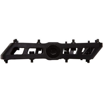 TAG Metals T3 Nylon MTB Pedals 9/16" Axle ? Durable, Lightweight Platform Pedals with Anti-Slip Pins, Ideal for Mountain Biking and BMX (Black)