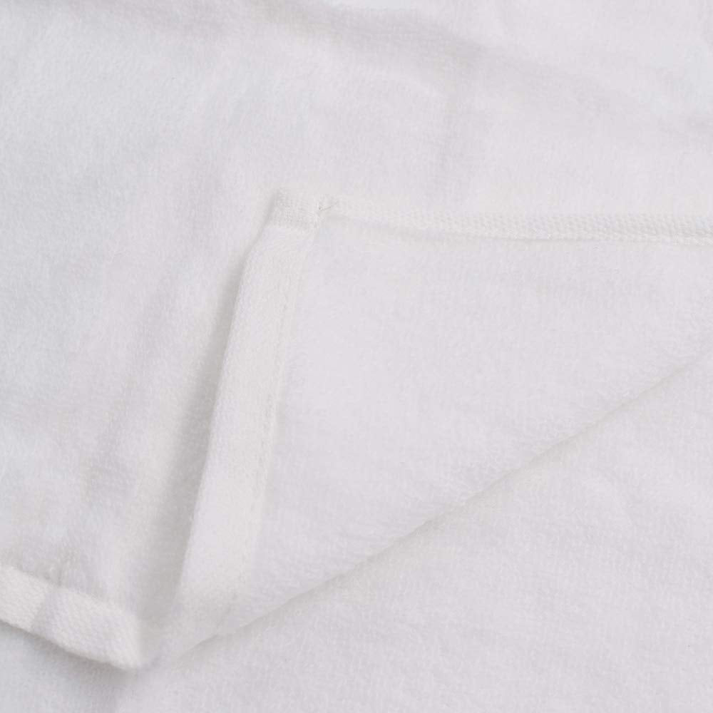 Nanxson Washcloth Towels Set 4 Pack Cotton Fingertip Towel Hand Bath Towel Baby Wash Face Cloths MJ0004 (4 pieces set (30 x 30 cm), white)