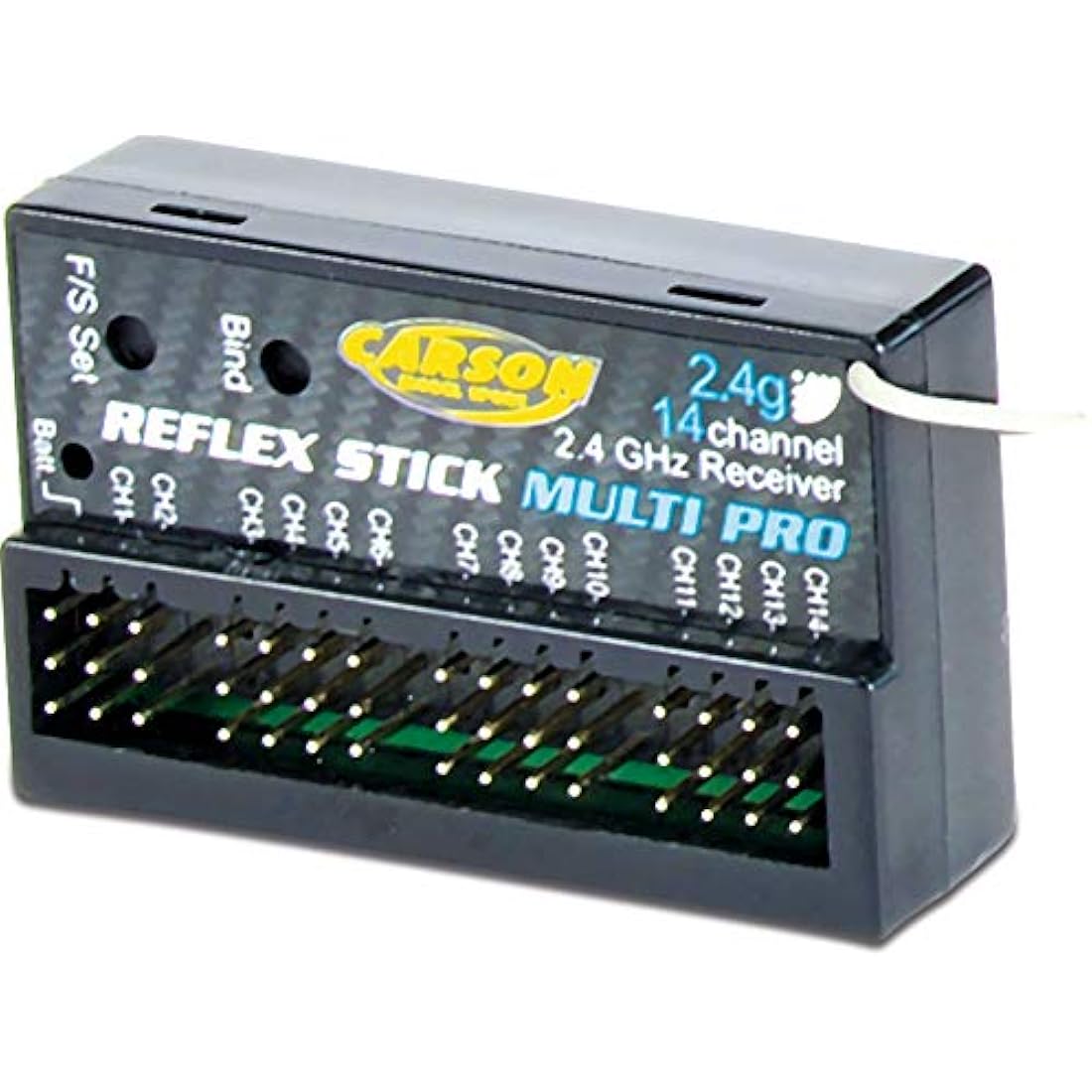 Carson 500501003 - Reflex Stick Multi Pro 2.4 GHz, 14 Channels
