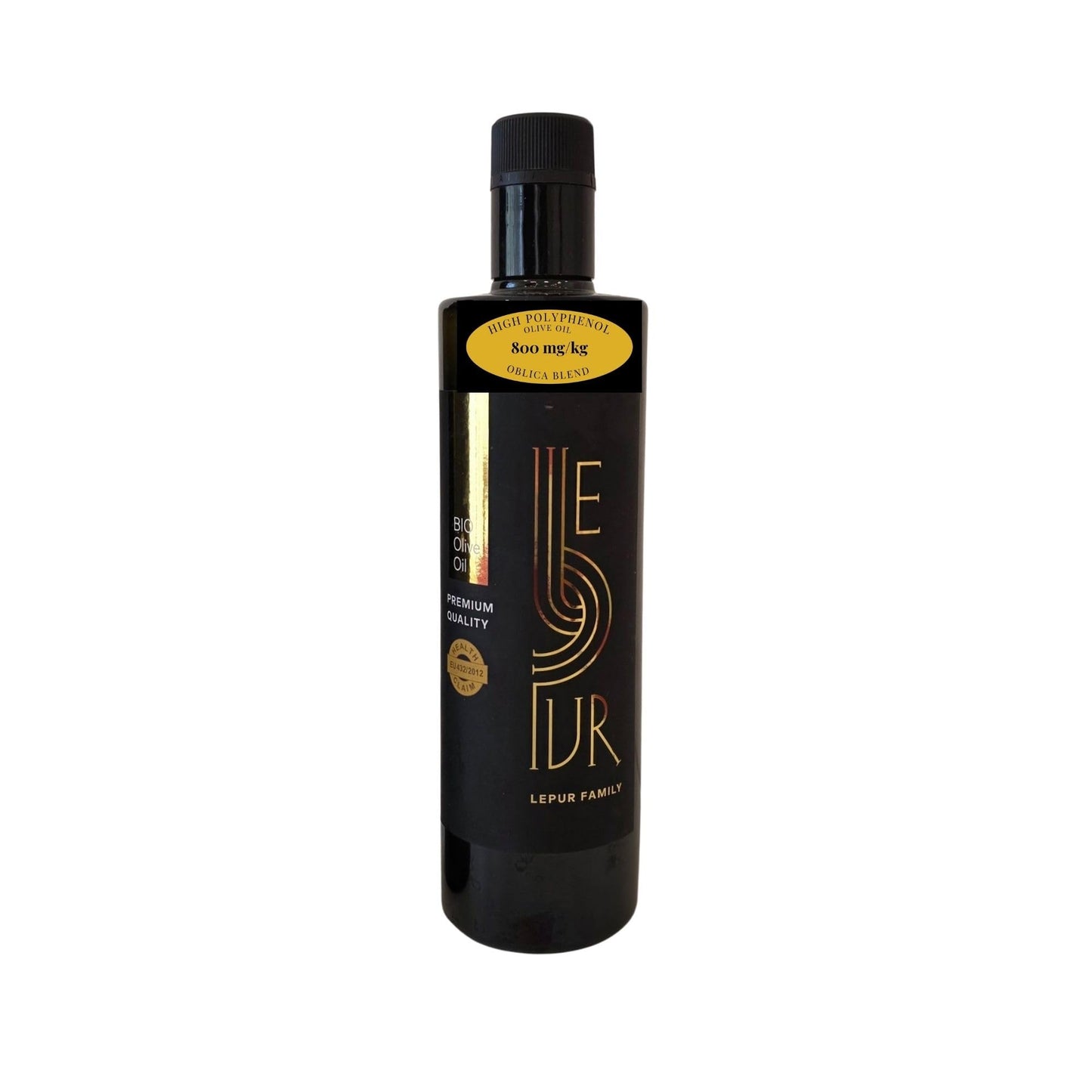 Oblica Blend - Very High Polyphenol, Croatian Extra Virgin Olive Oil - 800mg/kg. Cold Pressed, Gold Award Winning, Flos Olei recognised as a top oil