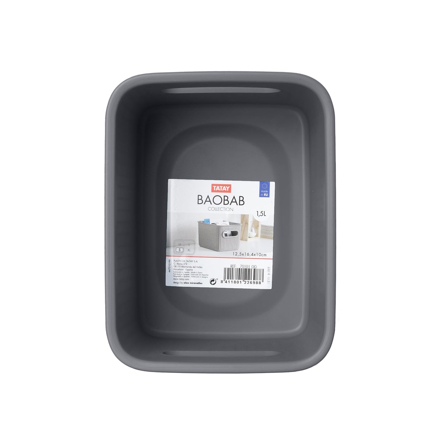 TATAY Storage Basket Baobab BPA-Free Compact Versatile Design