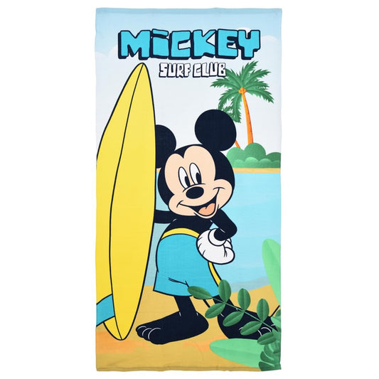 CARTOON Disney Mickey Mouse Polyester Microfibre Beach Towel 240gsm Size 70 x 140cm Beach Pool