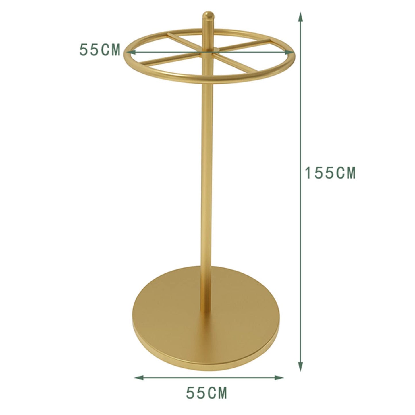 QJSZMEI Round Rotating Clothes Rack