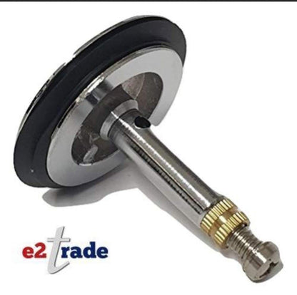 ADP Adjustable Bath 47mm Pop Up Waste Plug Only with Flat Seal Chrome