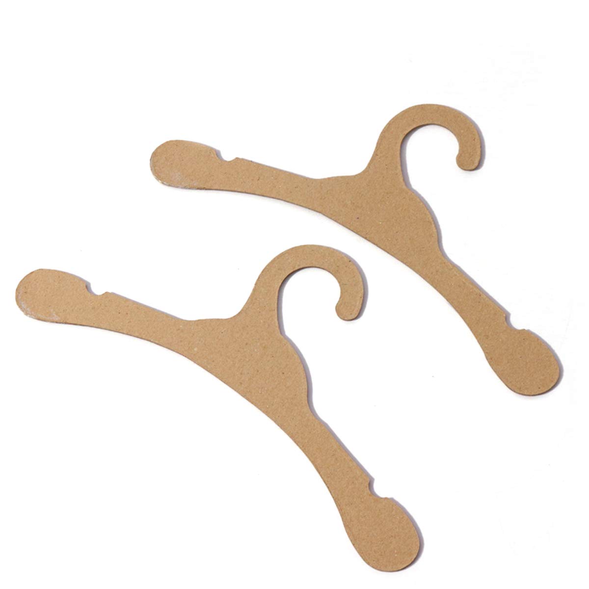 Runaup Baby Cardboard Hangers, Eco Friendly Recycled Paper Clothes Hanger for Kids Childrens (20 Pack)