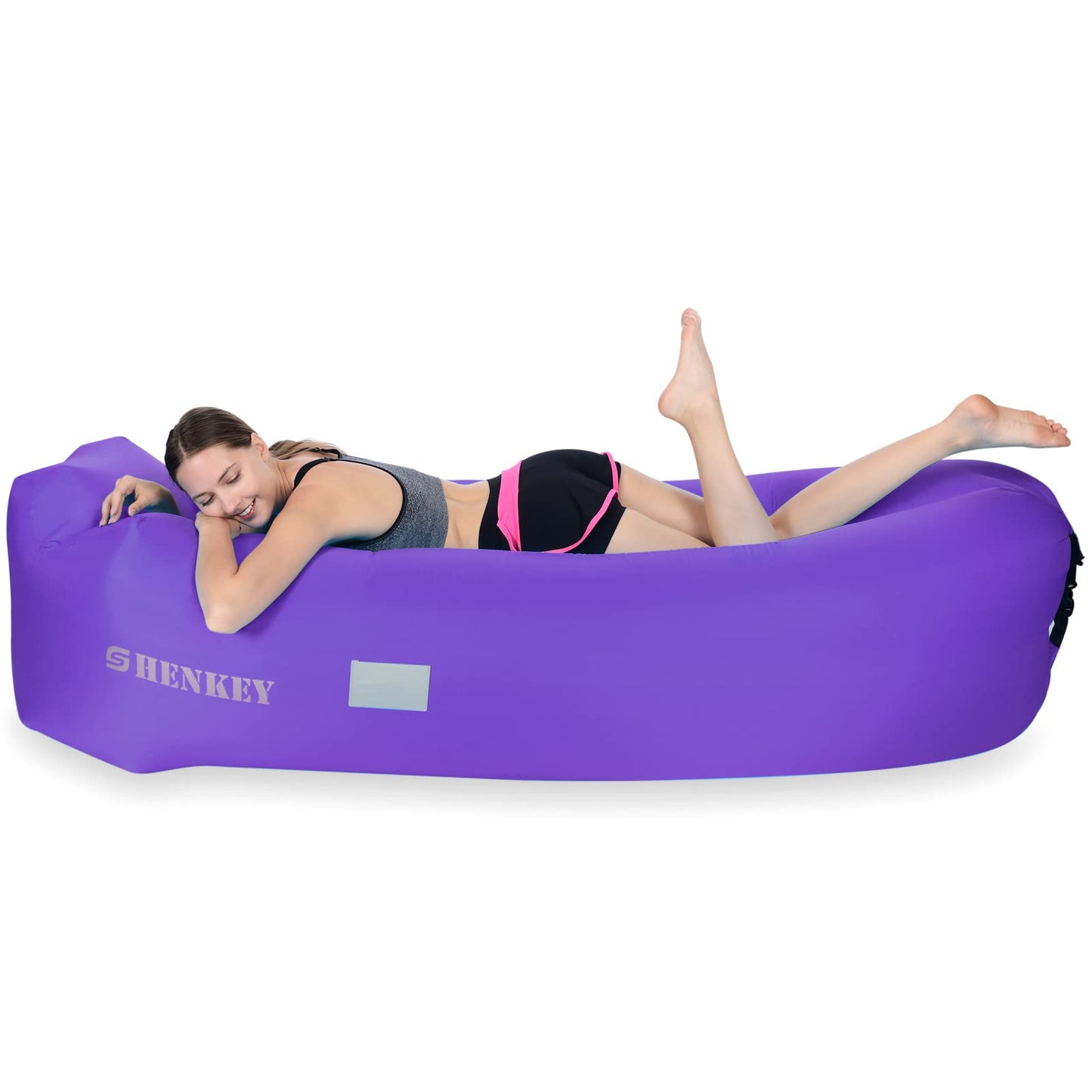 Inflatable Lounger, Air Sofa Hammock with Waterproof and Anti-Leak Design - Perfect Portable Inflatable Couch for Backyard Lakeside Beach Traveling
