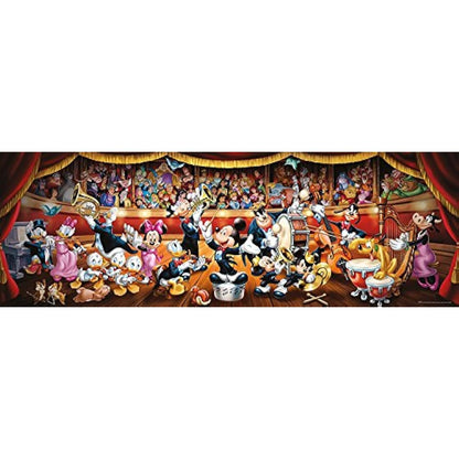 Clementoni - 39445 - Disney Panorama Collection puzzle for adults and children - Disney Orchestra - 1000 Pieces