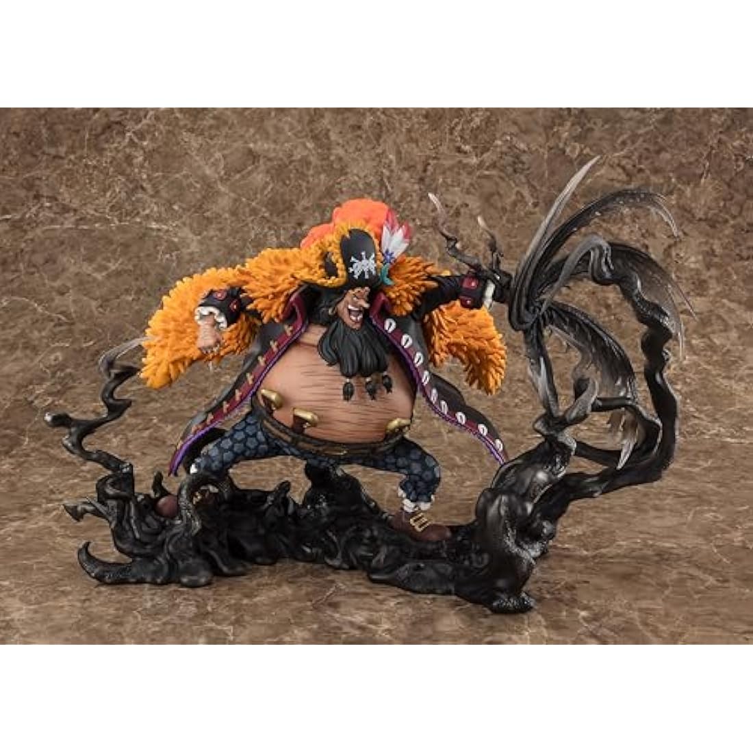 Figuarts Zero One Piece Marshall D. Teach - Dark Water - Approx. 9.4 inches (240 mm), PVC & ABS, Pre-painted Complete Figure